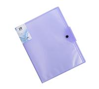 Operitacx Pages Transparent File Folder Organizer Report Binder Cover for School and Personal Use for Papers Test and Documentation