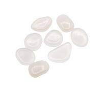 Operitacx Pebbles Resin Stones Cobblestone Set Blue Glow the Dark 100pcs for Tasteless Fine Workmanship Aquarium Fish Tank and Garden Yard Decoration