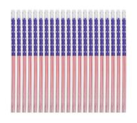 Operitacx Pencils Party Favour Bulk Classroom Supplies 120pcs Patriotic Wooden with Erasers for Independence Day Comfortable Writing Grip for School Events and Teachers