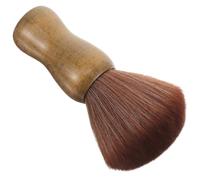 Operitacx Personal Care Accessory Mustache Brush 5.89x1.97x1.38in Produce Rich Shave Lather Space-saving Design Wooden Handle Bristles for Men Trips and Travels Random Color