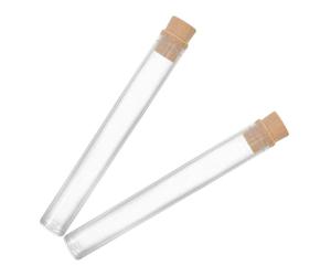 Operitacx Pet Hair Keepsake Box 2-Pack Clear Acrylic Dog Hair and Cat Whiskers Holder Compact Souvenir Containers for Home and Travel