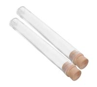Operitacx Pet Hair Memorial Bottle Elegant Acrylic and High Transparency Material 2pcs with Airtight Design and Wood Cat Whiskers Collection Keepsake Jar for Preserving Precious Pet Fur