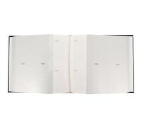 Operitacx Photo Album for Suitable for Special Occasions and, PP and Paper Material Elegant Insert Type with 200 Pockets Black Practical Picture Album Family Wedding Memories