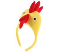 Operitacx Photo Prop Festival Headband 9.43x4.32x0.90in Plush Cartoon Design Soft Comfortable Easy to Use Yellow Animal Hair Accessories for Dress-up