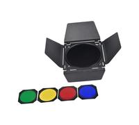 Operitacx Photography Light Baffle Kit with Four Leaf Reflective Shade Honeycomb and Color Filters for Professional Studio Lamp Accessories