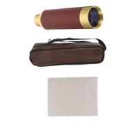 Operitacx Pirate Monocular Telescope Retractable Vintage Nautical with High Magnification and Portable Storage Bag for Outdoor Hunting and Adventure Viewing