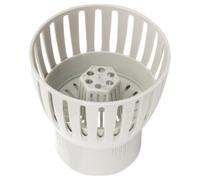 Operitacx Plastic Aquarium Filter Leaf Collector for Fish Pond Pvc Pond Filtering Accessory with Water Circulation Function Beige Multifunctional Fish Tank Filter Board