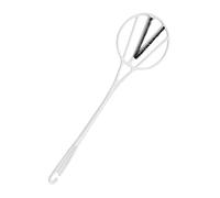 Operitacx Plastic Carpet Beater and Dust Cleaner for Home Use, White Rug Beating Tool for Mattress and Quilt Dust Removal, Lightweight and Sturdy Cleaning Tool