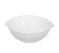 Operitacx Plastic Facial Wash Basin 21Cm Diameter Round Handle for Salon Use and Personal Care