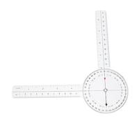 Operitacx Plastic Goniometer Protractor Angle Ruler for Physical Therapy Joint Measurement Portable Rotary Gauge for Accurate Range of Motion Assessment for Medical Home and Student Use