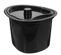 Operitacx Plastic Urine Bedpan Chamber Pot with Lid 10.2 X 7.9 X 6.3 Portable Potty Bucket for Disabled Elderly Patients Indoor Use