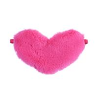 Operitacx Plush Blocks Light Comfortable Eye Mask Sleeping Mask Heart-Shaped Gentle Sleep Patch for Sleeping Suitable for Families Anywhere Affected by Light