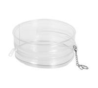 Operitacx Plush Doll Travel Bag Zipper Closure Portable Figures Storage Bag Doll Carrier Case for Toy Display Hanging Figure Pouch PVC Material The Go