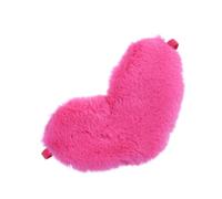 Operitacx Plush that Blocks Light Creative Cartoon Design Heart-shaped Sleeping Mask, Comfortable Eye Mask for Travel and Meetings