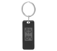 Operitacx Pocket Watch Digital Key Ring with Silent Design and Easy Carrying, Made of Abs and Zinc Alloy, Unique Creative Style and Students as A Portable Mini Electronic Clock Keychain