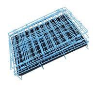 Operitacx Portable Blue Iron Cat Carrier Cage for Pets with Secure Habitat and Longevity, Sl esign Suitable for Outdoor Activities and Home Use, Cat Travel Cage with Top Opening