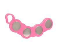 Operitacx Portable Caterpillar-shaped for Nail Art Cat Eye Magnet Stick with Excellent Absorption and Ergonomic Arc Design , Acrylic and Magnet Material Tool for Manicure and Travel Use