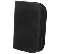 Operitacx Portable Diabetic Travel Organizer Bag Black, Medical Supply Storage Case for Diabetes Supplies with Multi-Compartment Holder, Lightweight Carrier Suitable for On-the-go Use