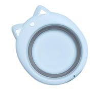 Operitacx Portable Folding Washbasin Cat Shape Wash Basin for Travel Collapsible Bucket Folding Washing up
