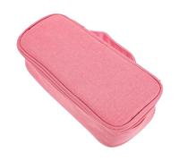 Operitacx Portable Large Pink Electronics Accessories Organizer Bag Travel Case for Phone USB Cable Power Bank External Hard Drive Storage Multifunctional Digital Gadget Pouch