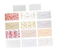 Operitacx Portable Loose Leaf Budget Envelopes for Cash Management Lightweight Small Cash Envelopes for Budgeting Home Office Use Easy Organization and Distinction