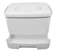 Operitacx Portable Medicine Box Double-Layer Large Capacity Easy to Move Abs Plastic Organizer with Compartments for Outdoor Traveling and Schools Emergency Use