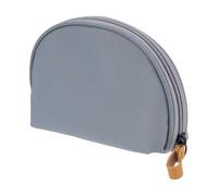 Operitacx Portable Organizing Pouch Travel Toiletry Pouch 7.31x4.52x1.97in Shell Shaped Delicate Appearance Design Easy to Find Cosmetics Portable for Home Travel Dark Grey