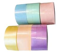Operitacx Portable Plastic Colored Ball Tapes 6 Rolls and DIY Crafts for Stress Relief of Sticky Ball Adhesive Tapes Suitable for Travel and Creative Projects