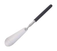 Operitacx Portable Stainless Steel Retractable Shoe Horn Lightweight Shoe Extractor with Straight Glossy Design for Pregnant Women the Elderly to Back