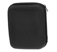 Operitacx Portable Storage Case for Electronics Eva Hard Disc Organizer with Zipper Closure Shockproof Charger Storage Bag for USB Drives and Accessories for Outdoor Travel and Journey Black
