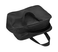 Operitacx Portable Tire Inflator Bag for Car Air Pump Storage Black Fabric Pump Carrying Bag with Easy to Carry Design for Organising on The Go