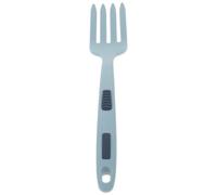 Operitacx Practical Silicone Cooking Fork with Smooth Round Edges, Healthy and Safe Kitchen Accessory for Families and Kitchens, for Pasta and Food Serving