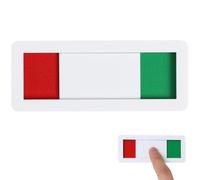 Operitacx Privacy Sign Open Closed Slider Indicator Self Adhesive Office Signboard Blank Green Red Background for Meeting Rooms and Restrooms