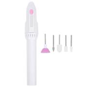 Operitacx Professional Pen Shape Nail File Portable Electric Manicure Machine with 5 Drill Bits for Polishing and Trimming Nails for Salon and Home Use