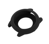 Operitacx Professional Silicone Watch Protector Cover for Solar Smartwatch Shockproof Soft Shell Case with Precise Cutouts Scratch Resistant Black Frame Accessory