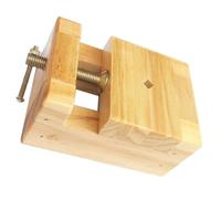 Operitacx Professional Wooden Seal Clamp Vise for Stone and Engraving Small DIY Sculpture Craft Tool Sturdy Wood and Metal Construction for Seal Cutting Beginners and Enthusiasts