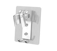 Operitacx Punch Adhesive Shower Head Holder Bracket Adjustable Mount for Home Bathroom Durable Lightweight Shower Head Mount with Adhesive Suitable for Parents