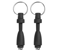 Operitacx Puncher Punching with 2pcs Portable Hole Stainless Keychain Cigar and Steel Silicone Material, Precision Tool for Compact and Convenient Design Travel and Social Events