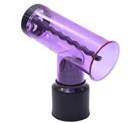Operitacx Purple Hair Roller for Hair Dryer Nozzle PC Material with Frizz Reduction and Defined Curls Suitable for Home and Barber Shop Styling Random Color