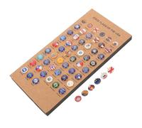 Operitacx Push Pins for Bulletin Board 50 State Flags USA Thumbtacks Cork Board Office Wall Decoration Map Nails Photo Fixing Pins
