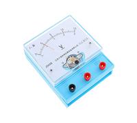 Operitacx Push Type Voltmeter Teaching Instrument Accurate Measurement Tool for School Physics Experiments Portable Lightweight Design Easy to Read Scale Fine Tuning Buttons for Educational