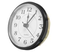 Operitacx Quartz Clock Insert with Arabic Numerals Clock Face Precise Quartz Movement Glossy Finish for Home Decor