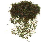 Operitacx Realistic Miniature Leaves for Crafts and Hobby Projects, Green Resin Mini Leaves with Fade Resistant Design and Detailed Craftsmanship, for DIY Model Railway and Diorama Scenery