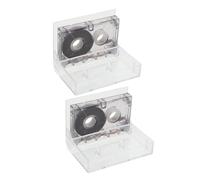 Operitacx Recording Blank Cassette Tapes 2 Pack, 60 Minute Voice Recording Cassette Tapes for Interview Machines, Audio Tapes for Music Speech Dictation