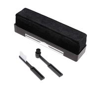 Operitacx Records Scrubbing Brush Villi Brush Phonograph Cleaning Tools Vinyl Turntables Accessory Environmental Formula Dust Stain Removal