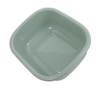 Operitacx Rectangular Thickened Plastic Face Wash Basin in Pure Blue, Medium Size Portable Washbasin for Foot Bath, Laundry, and Hair Washing, Suitable for Dormitory, Student,