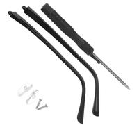 Operitacx Replacement Glasses Arms for Reading Glasses Lightweight Tr Material with Easy to Dissemble Black Temple