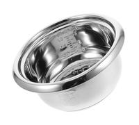 Operitacx Replacement Stainless Steel Inner Cooking Pot for Rice Cooker with Non-Stick Coating and Universal Compatibility, Even Heat Distribution, for Family Use and Making Porridge