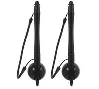 Operitacx Resistive Stylus Pen with Silicone Holder 2pcs for Touchscreen Devices and with Hard-tip and Anti-lost Rope, Featuring Seamless Writing Experience