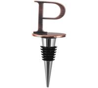Operitacx Reusable P-Shaped Wine Bottle Stopper Made of Zinc Alloy Easy to Use and Decorative Novelty Wine Sealer for Sealing and Preserving Freshness
